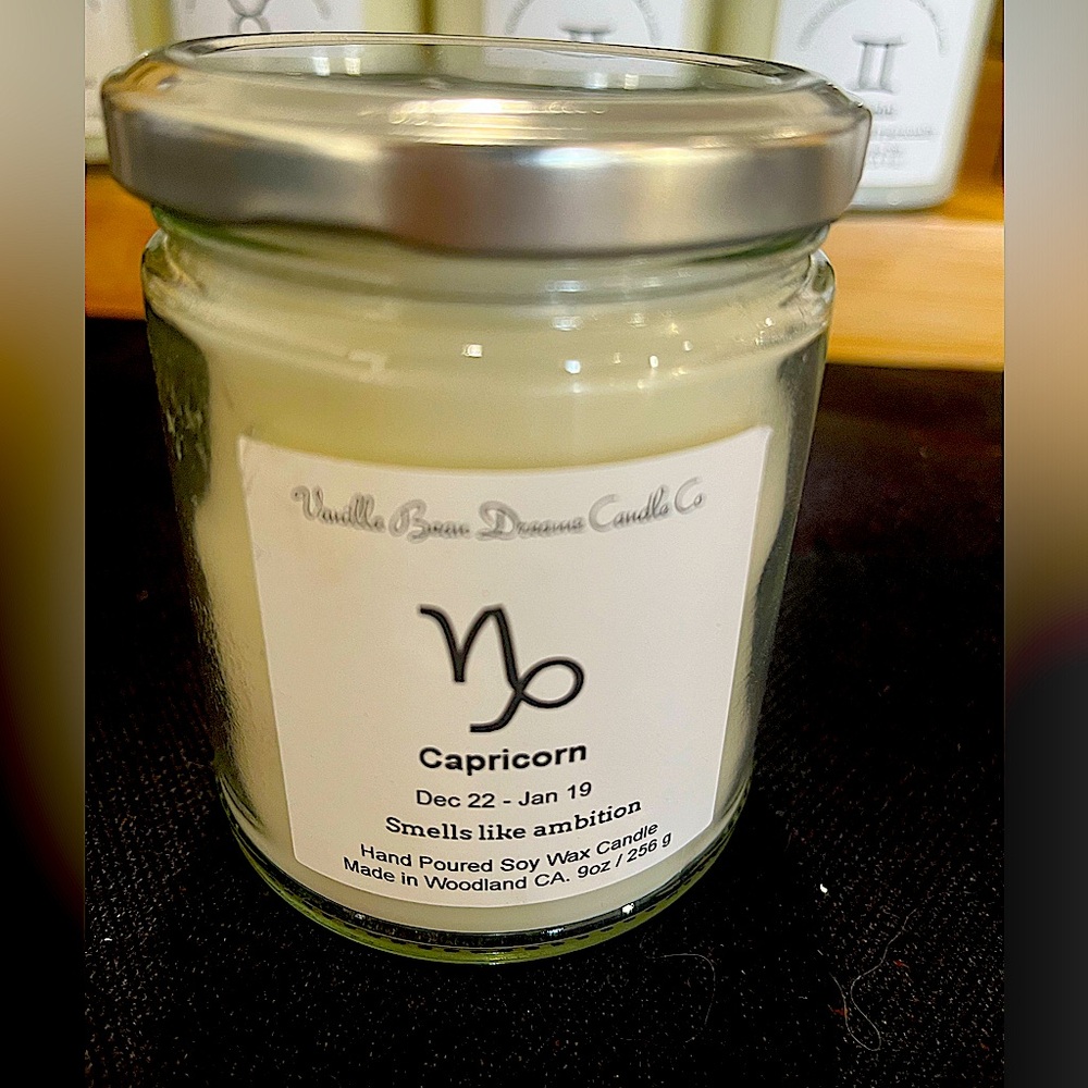 Handmade Soy Wax Candle Astrology Capricorn